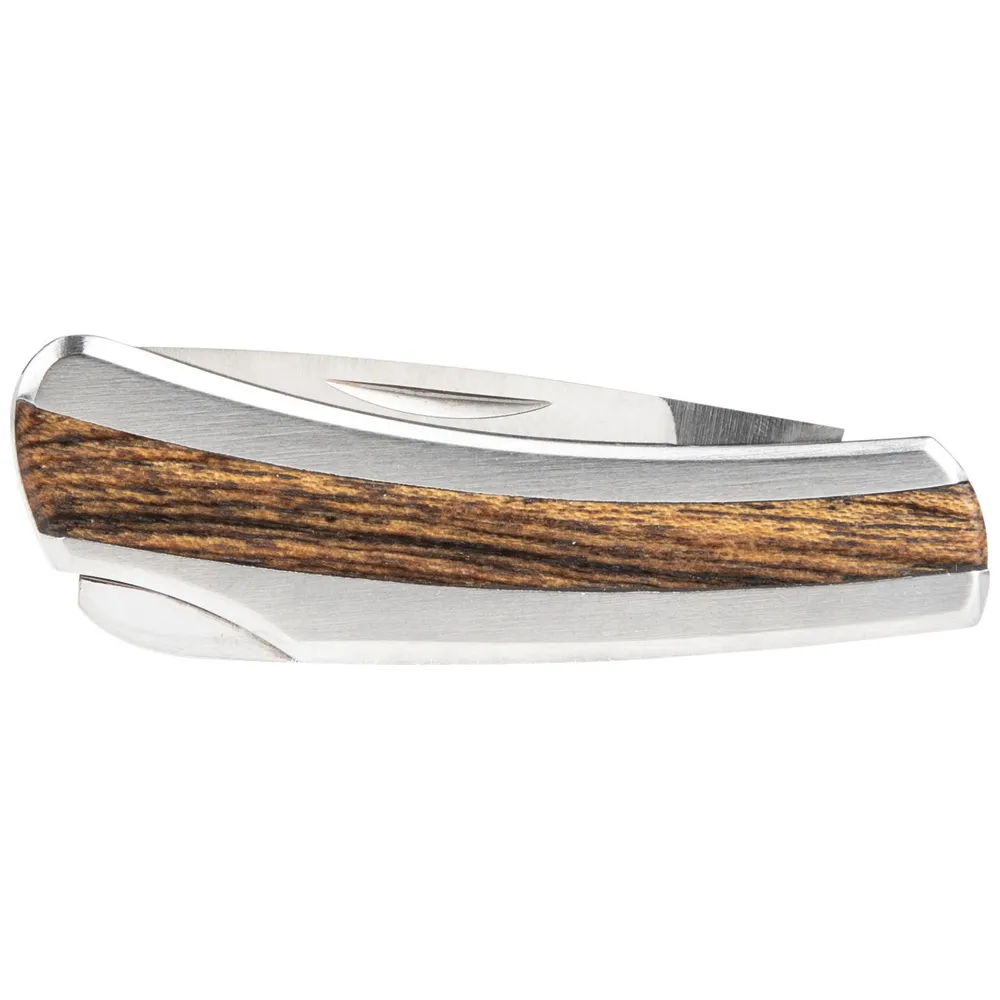 Navaja de bolsillo de acero inoxidable con cuchilla de acero de 4,1 cm